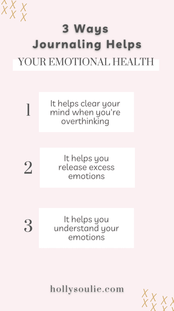 How to Journal Your Emotions - Holly Soulié Emotional Health